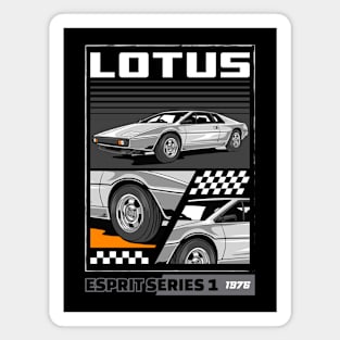 Retro Lotus Series 1 Magnet